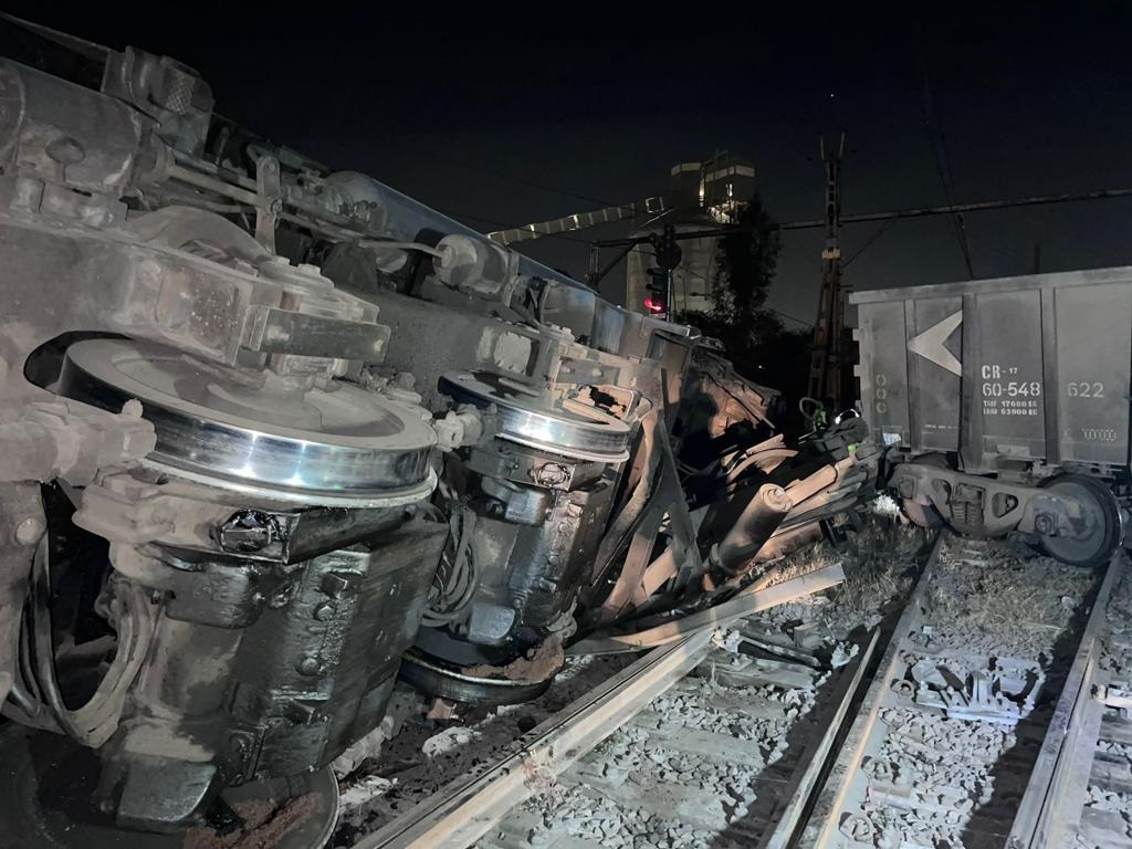 Transnet Freight Train derailed in Hercules in Tsh