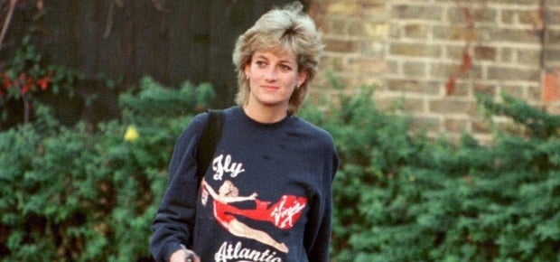 Princess Diana in her famous workout sweatshirt. (PHOTO: Getty/Gallo Images)