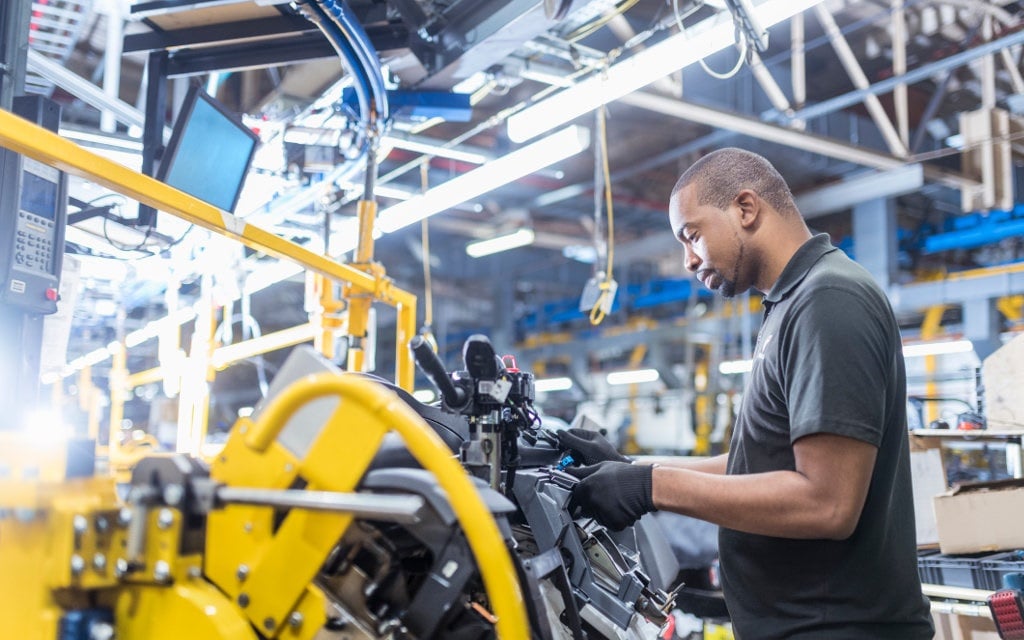 The manufacturing sector contracting is 7.8% year on year. Photo: Getty Images 