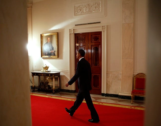 WASHINGTON, DC - MAY 1: (AFP OUT) U.S. President 