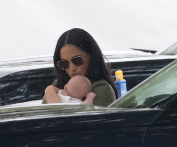 Meghan Markle and Archie. 
