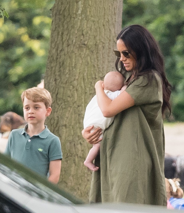 Meghan Markle, Archie and Prince George. 