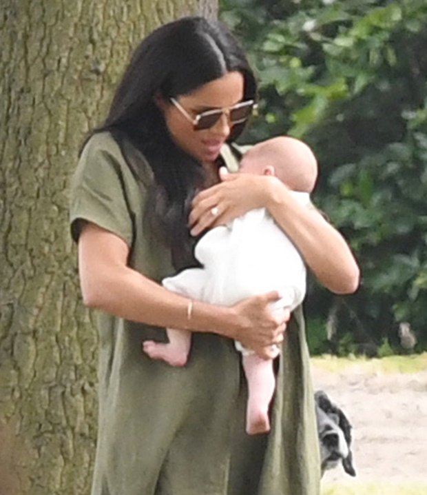 Meghan Markle and Archie.