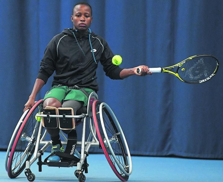 Kgothatso Montjane will make her second appearance in the grass-court in London.Photo byGetty Images