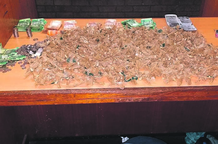 Two men were bust for dealing in these drugs at Ghandi Square. 