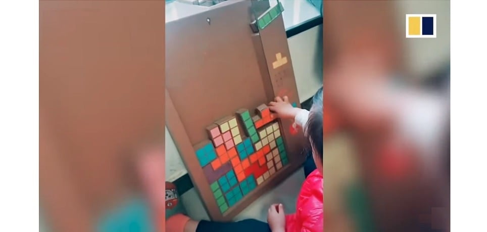 Real-life Tetris. 