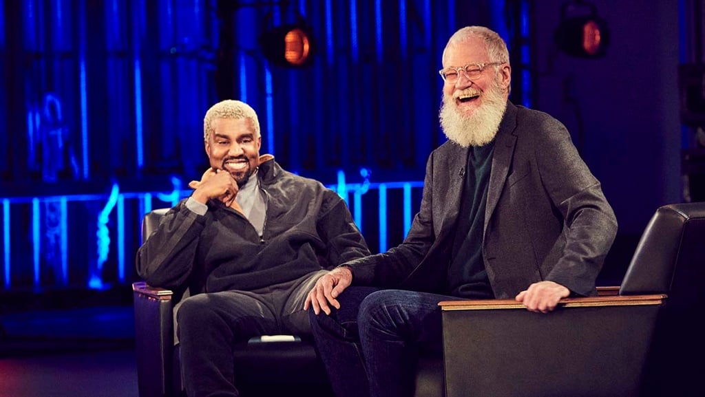 David Letterman is much more subdued in this show, taking on a Santa-esque guise. Picture: Supplied