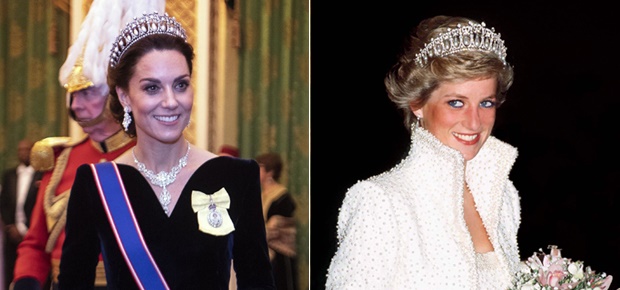 Duchess Kate and Princess Diana (Photo: Getty Images)