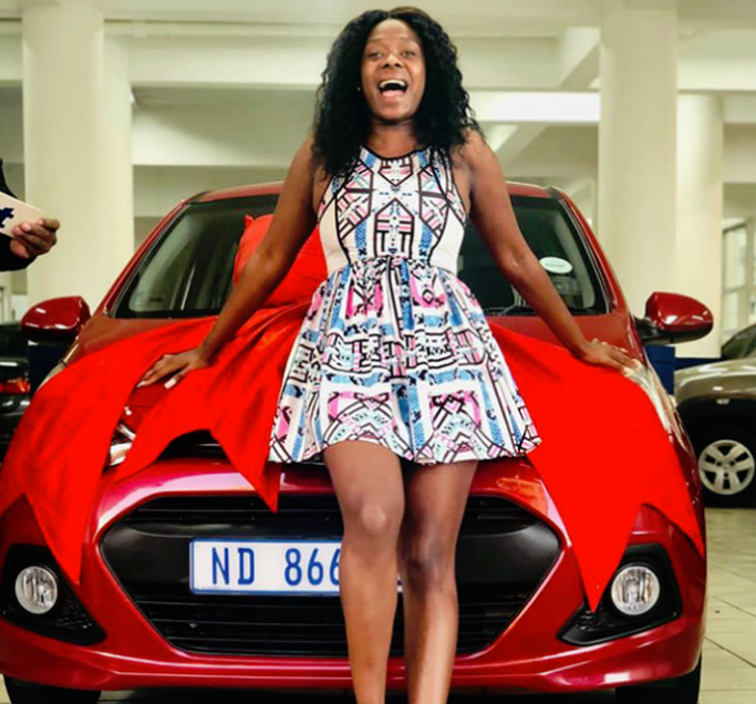 Noxolo Mathula Buys Herself A New Car