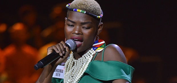 Idols SA contestant Virginia Qwabe. (Photo supplied: Mzansi Magic)