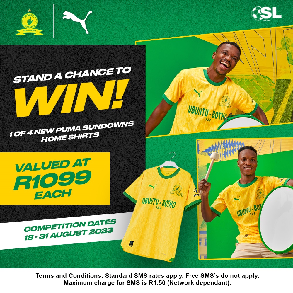 Stand A Chance To Win The New Sundowns Home Shirt