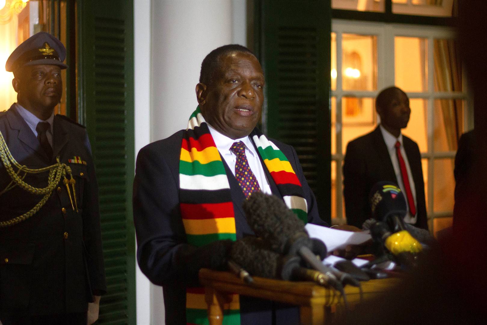 Zimbabwean President Emmerson Mnangagwa. (Gallo Images)