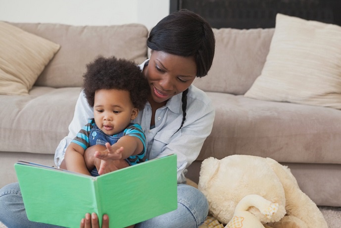 "Reading quality and quantity of shared book-reading in early infancy and toddlerhood predicted child vocabulary up to four years later, prior to school entry."