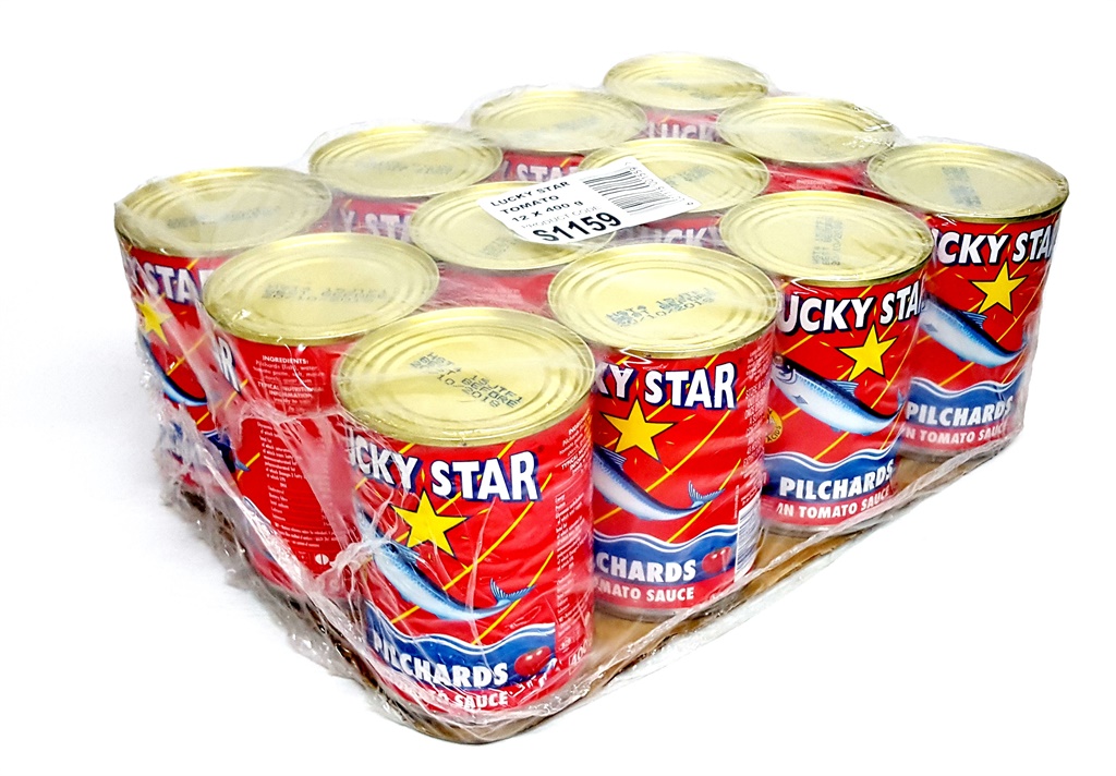Lucky Star Pilchards, one of Finance Minister Tito Mboweni's staples. (Die Son)