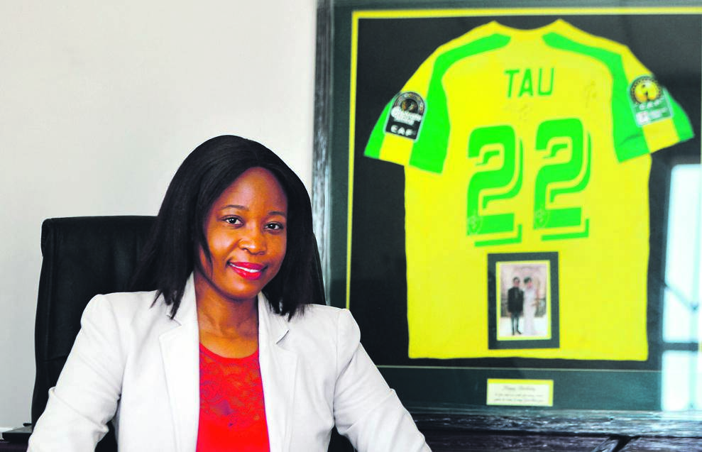 Mmatsatsi Sefalafala facilitated the most expensive transfer of South African football when she brokered a deal for Percy Tau to move to Brighton &amp; Hove Albion last year. Picture: Cebile Ntuli