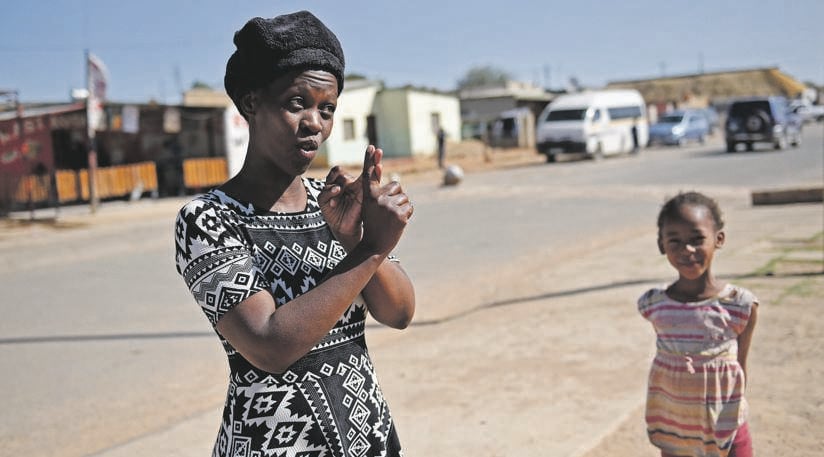 Nomzi Yawa, a resident of Huhudi, says poor service delivery and joblessness are major challenges for Vryburg and surrounding areas. Most municipalities are under administration and cannot pay workers. Picture: Tebogo Letsie