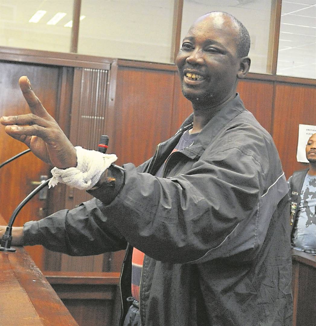 Jabulani Mthethwa appeared in Durban Magistrates Court on murder charges yesterday. Photo byJabulani Langa