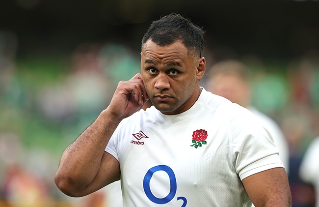 England No 8 Billy Vunipola. (David Rogers/Getty Images)