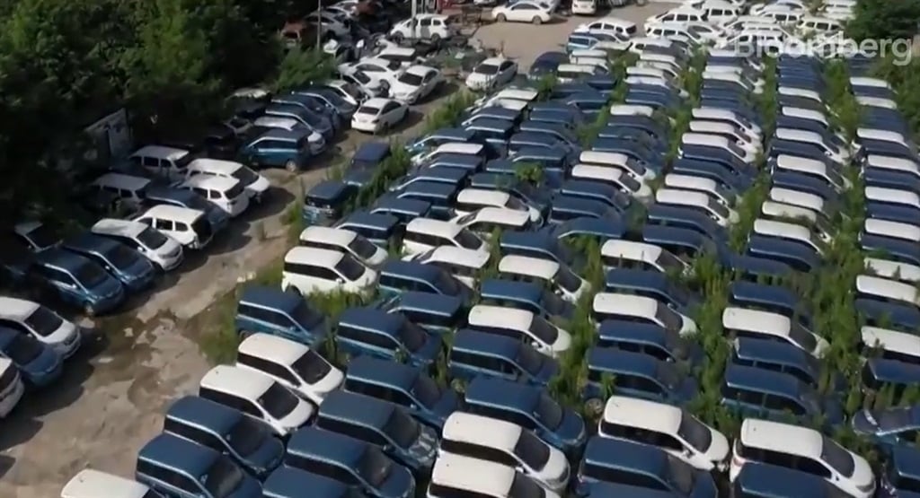 China's Abandoned Electric Cars Pile Up After EV Boom Fueled by
