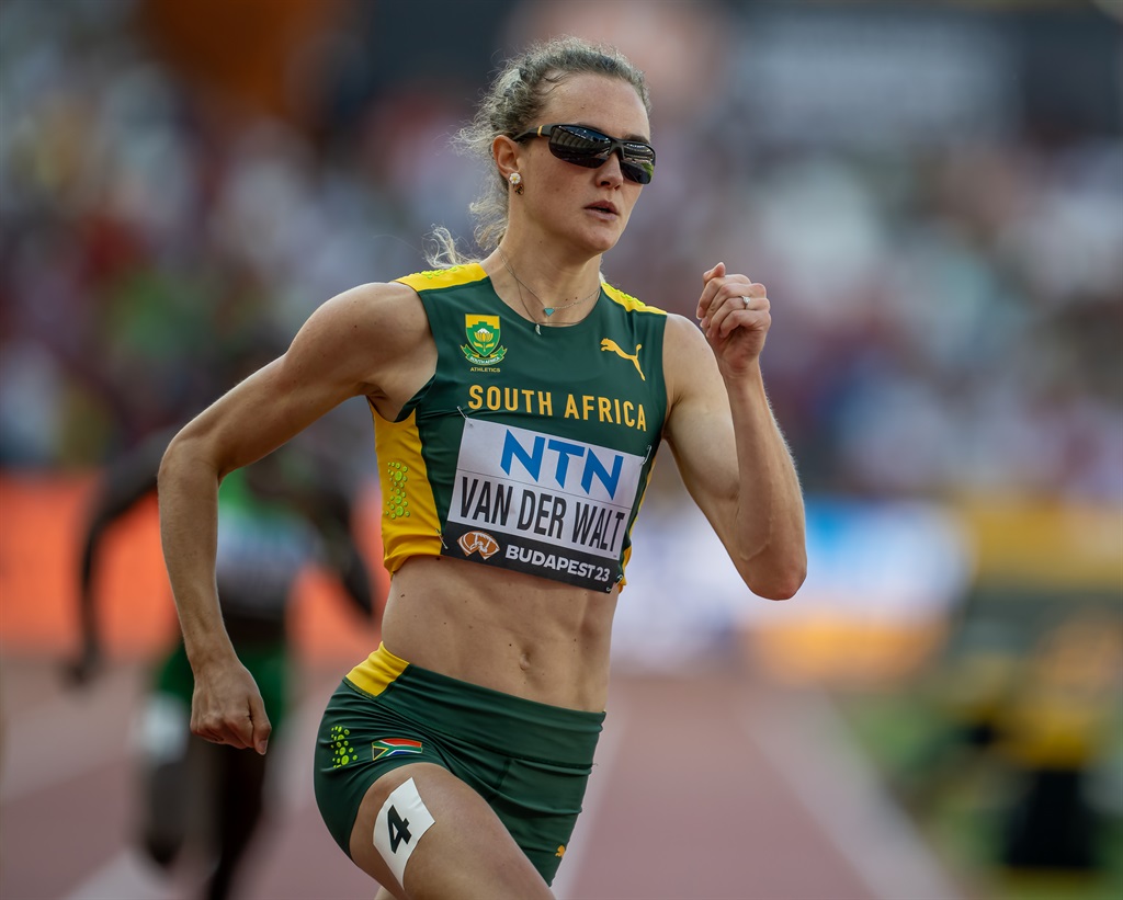 Zenéy van der Walt is attempting a double in the 400m flat and 400m hurdles at the World Athletics Championships in Budapest, Hungary. 