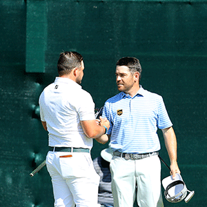 Louis Oosthuizen and Zandre Lombard (Getty Images)
