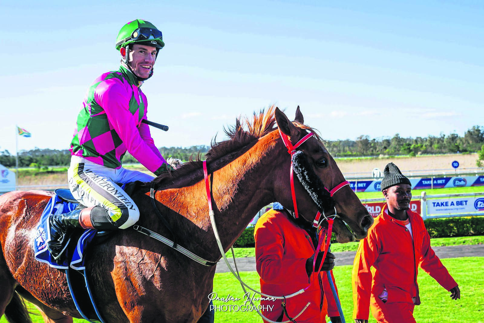 Jockey Craig Zackey and Chere For Me were a winning combination on Friday.   