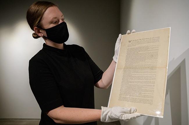 A Rare Copy Of The US Constitution Signed In 1787 Up For Auction | Life