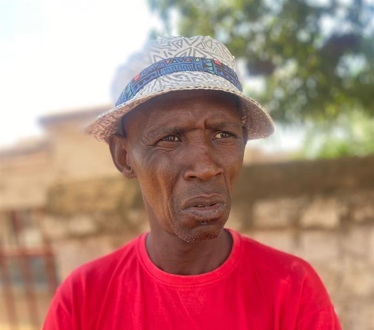 Michael Mafatshe, the father of the dead pupil Rehomoditswe Baloyi. Photo by Keletso Mkhwanazi