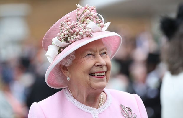 LONDON, ENGLAND - MAY 29: Queen Elizabeth II meets