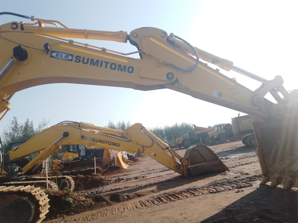 These excavators were seized by police during a raid at an illegal coal mine in Mpumalanga. 