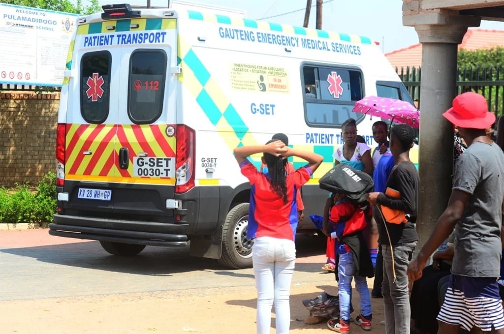 An ambulance was called to Pulamadibogo Primary School in Soshanguve after pupils ate space cookies they bought from a street vendor.  Photo by Raymond Morare