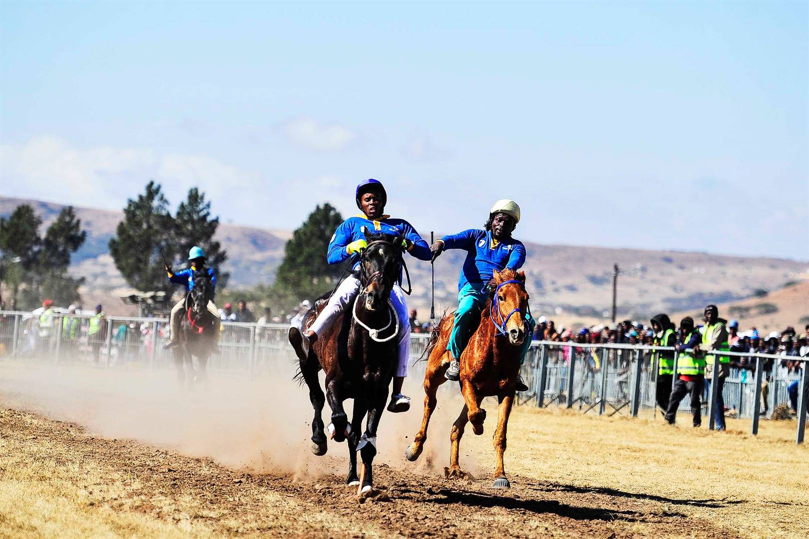 Racers during a race at the 14th edition of the Dundee July on Saturday. Picture: Rosetta Msimango