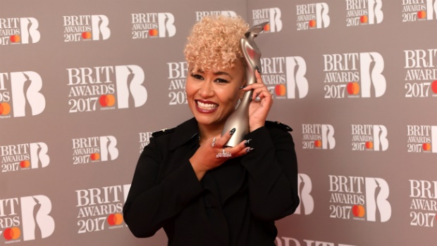  Emeli Sandé poses with her award for British Female Solo Artist of the Year during the BRIT Awards 2017