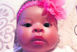 Baby Ntando Molefe, who went missing with a woman known as Fikile in May.
