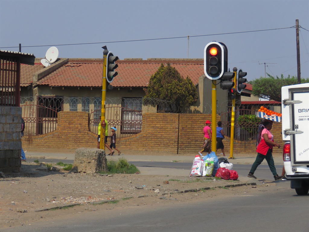 Some residents dump the rubbish in the streets. Photo by Ntebatse Masipa