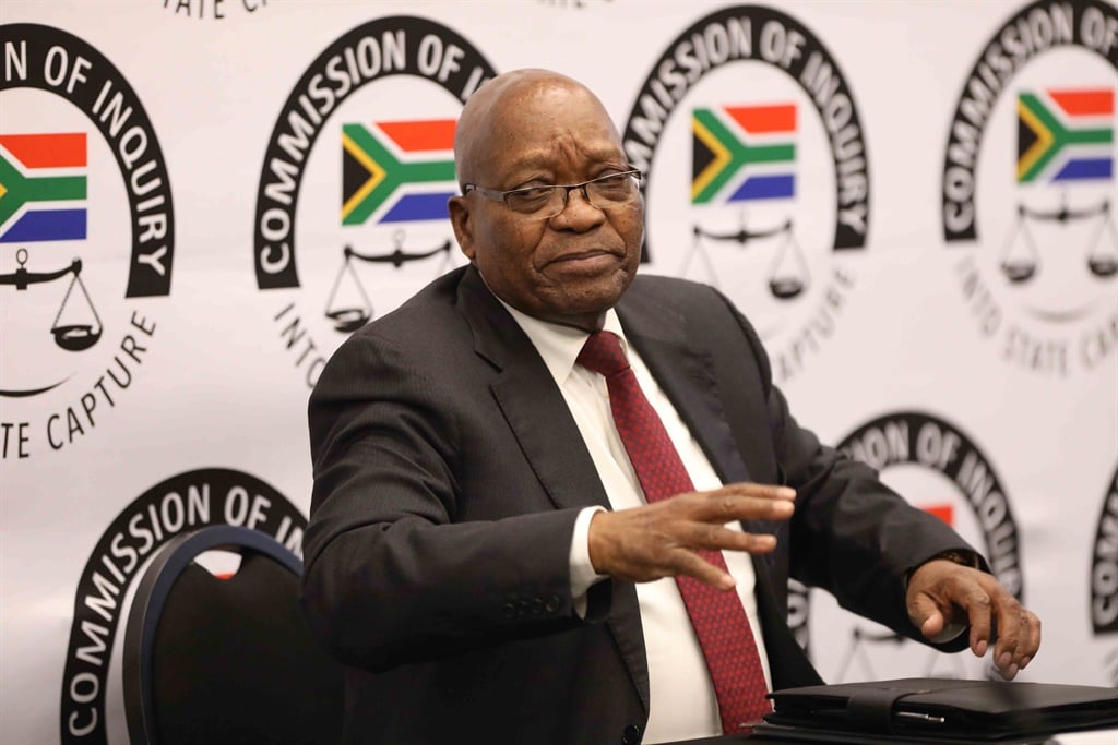 A “sick” former president Jacob Zuma has requested that his testimony, scheduled to resume before the commission of inquiry into allegations of state capture on Monday, be postponed. Picture: Gallo Images/ getty Images