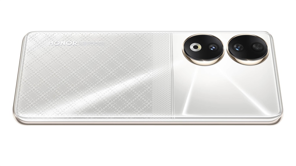 The Honor 90 also looks good in white.