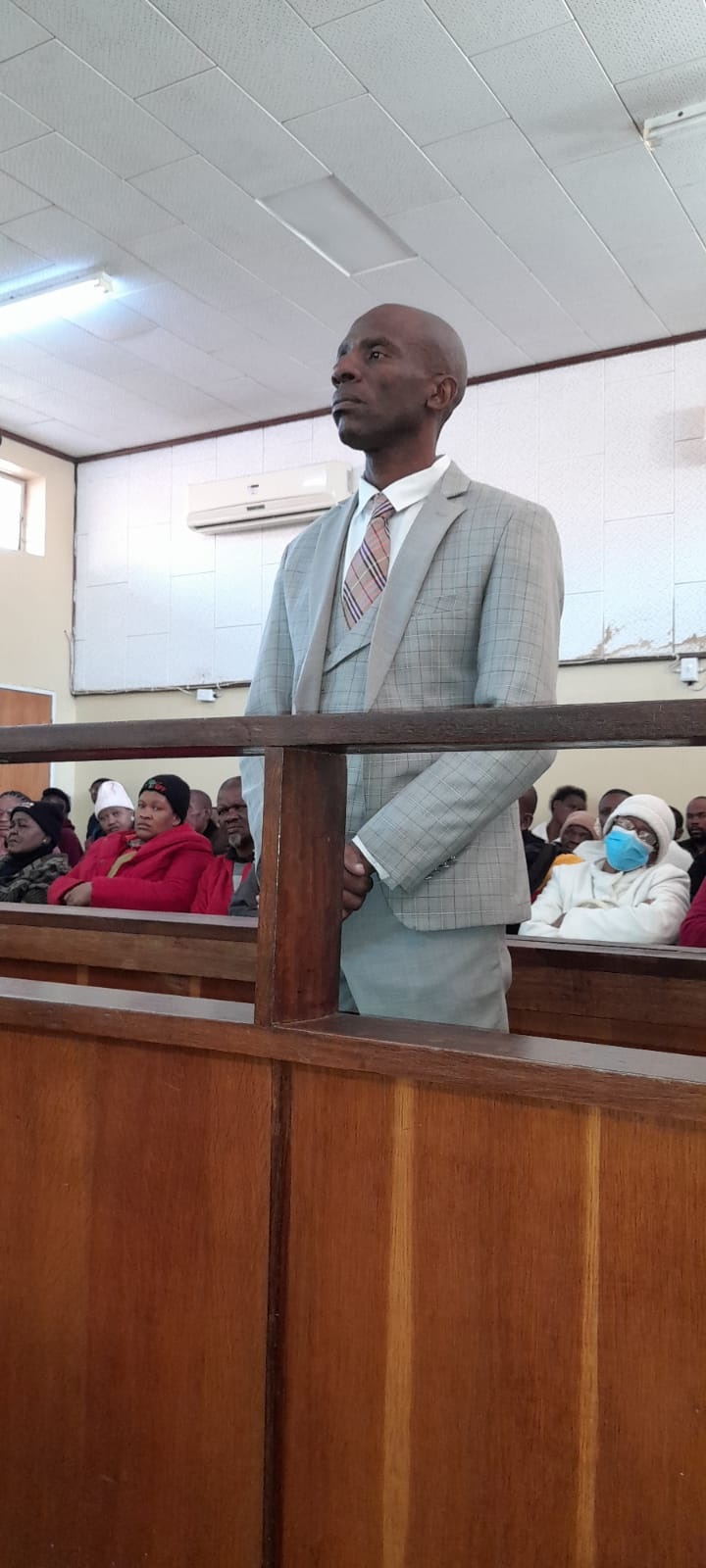 Tebogo Sepale appeared in the Orkney Magistrates Court on Thursday. Photo by Mohanoe Khiba