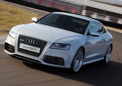 BEASTLY: Don't fall for the RS5's good looks. A fierce V8 lurks beneath.