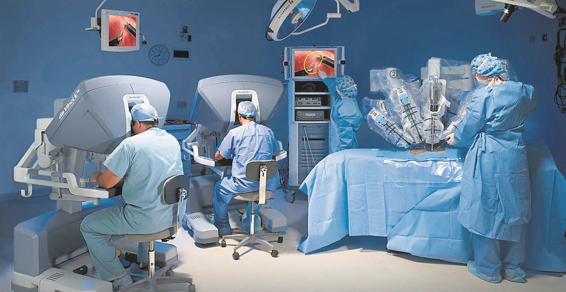 JOHANNESBURG SURGICAL HOSPITAL: The robotic Da Vinci Surgical Systems will be in operation.