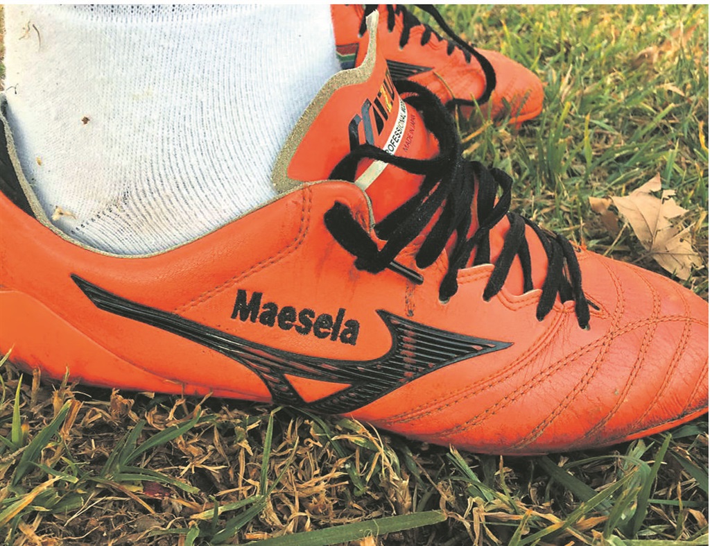 Hlompho Kekana's custom soccer boots tell a story of support and success