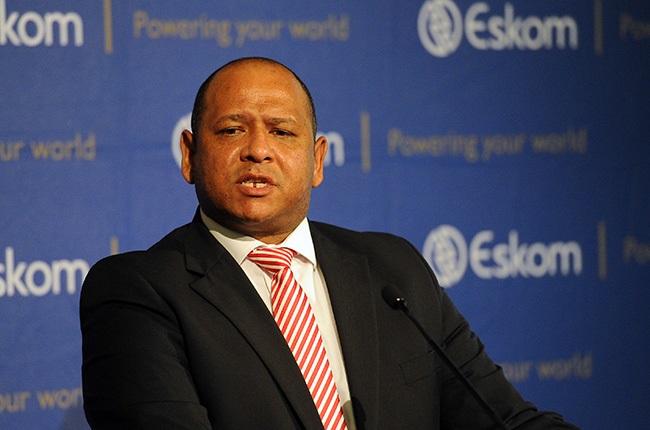 Current Eskom acting CEO Calib Cassim announced a staggering loss. Photo by Felix Dlangamandla