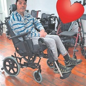 Lyle receives much-needed adapted wheelchair