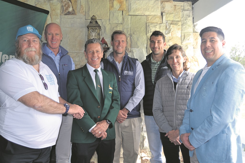 From left are, Graeme Fraser (director, creator, and, co-ordinator of Millennium Big 5 Challenge 2025), Tony Deering (successful participant of the 2000 challenge and launch sponsor), Nick Bester (Comrades winner), Terence Parkin (Midmar Mile winner, Olympic silver medallist, and 200m men’s breaststroke winner at the 2000 Sydney Olympics), Andy Birkett (Dusi Canoe Marathon winner and 2022 World Marathon Champion), Natasha Panzera (Midmar Mile winner) and Chad Ho (Midmar Mile winner, Midmar Mile record holder, World Open Water Champion 10 miles). 