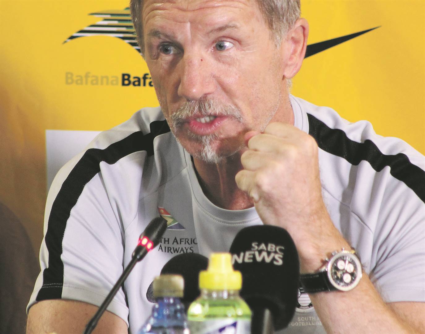 Stuart Baxter is expected to resign as Bafana Bafana coach tomorrow. Photo by Collen Mashaba