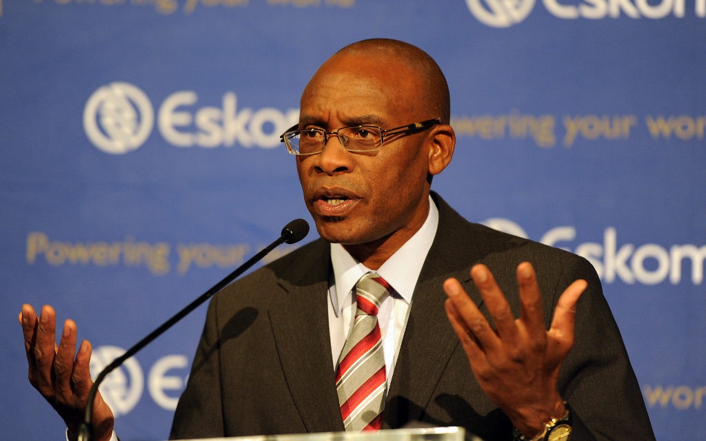 Former Eskom CEO Tshediso Matona during a media briefing about the state of affairs at Eskom on January 15, 2015 in Johannesburg.