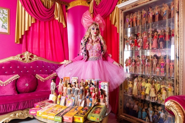 Tatiana Tuzova wants the world to be bright, beautiful and pink - just like Barbie Land. (PHOTO: Gallo Images/Reuters)