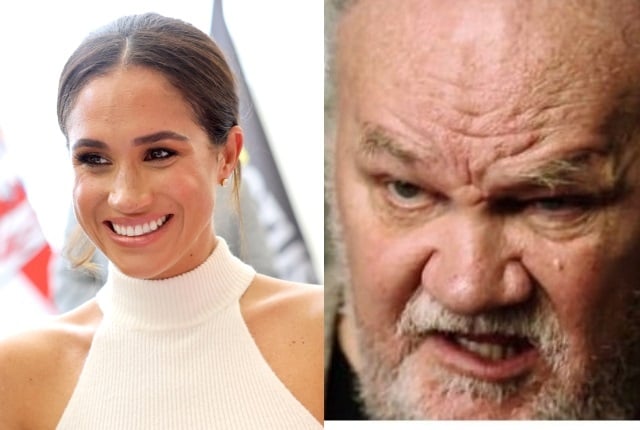 Meghan, the Duchess of Sussex, has come under attack from her father, Thomas Markle, and siblings in a new documentary. (PHOTO: YouTube / 7News Spotlight / BEEM/MAGAZINEFEATURES.CO.ZA)