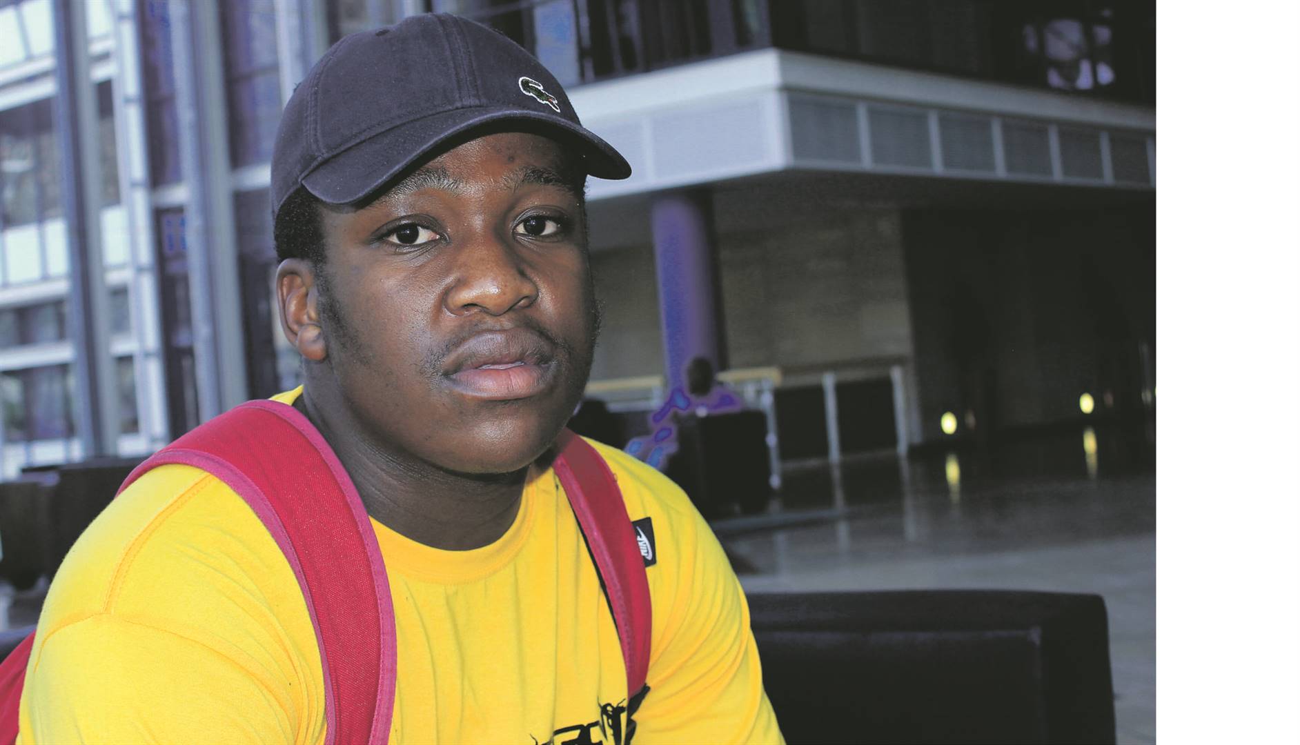 Mcebisi Sibiya is a first-year student at the University of Joburg.  Photo By    Thabo Monama