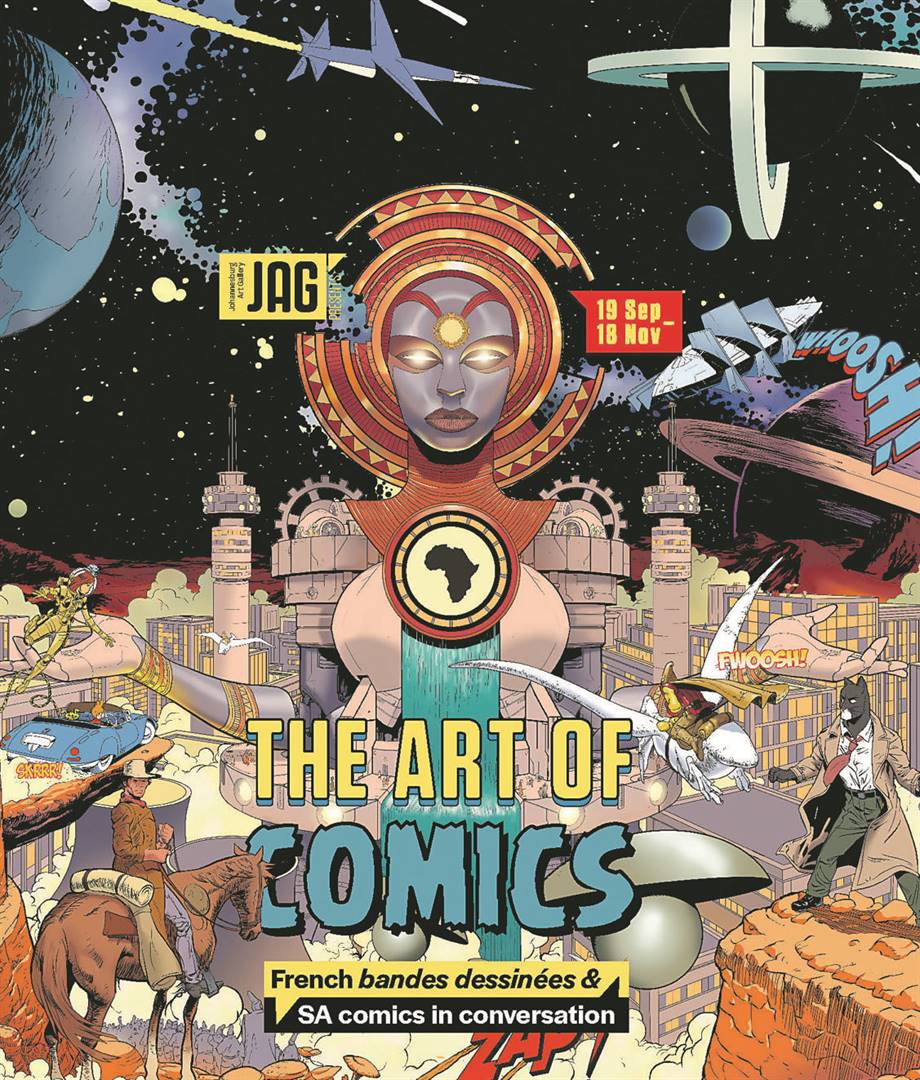 Loyiso Mkize, who illustrated this visual spectacle, is one of South Africa’s finest comic creators. He will be at Comic Con Africa and his work will be on display at The Art of Comics exhibition at the Johannes-burg Art Gallery. Picture: Loyiso Mkize